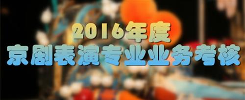 精品一区二区三区无码国家京剧院2016年度京剧表演专业业务考...